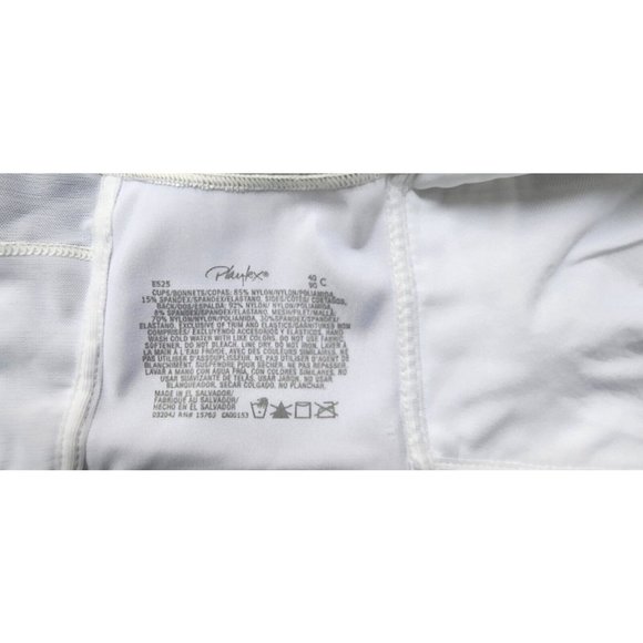 Playtex Bra 18 Hr Posture Boost 40 C Full Figure Front Close White E525 - Picture 9 of 10